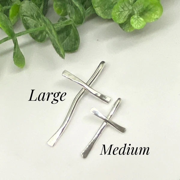 Sterling Silver Cross Necklace - Image 2