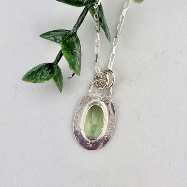 Peridot Sterling Silver Necklace